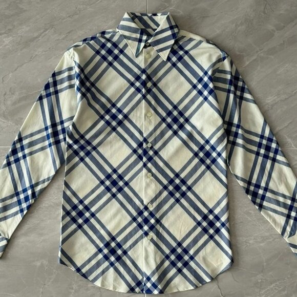 Burberry checked cotton flannel shirt - Picture 1 of 4
